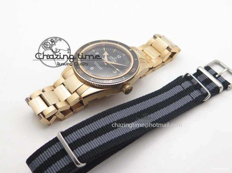 0713 Seamaster 300 Master Co-Axial Liquidmetal V6F Best Edition RG On RG Bracelet A8400 (Free Nylon Strap) Resilient 8265